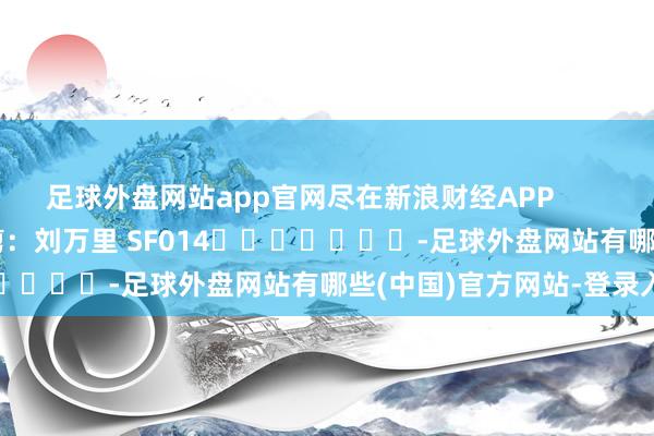 足球外盘网站app官网尽在新浪财经APP            						攀扯裁剪：刘万里 SF014							-足球外盘网站有哪些(中国)官方网站-登录入口