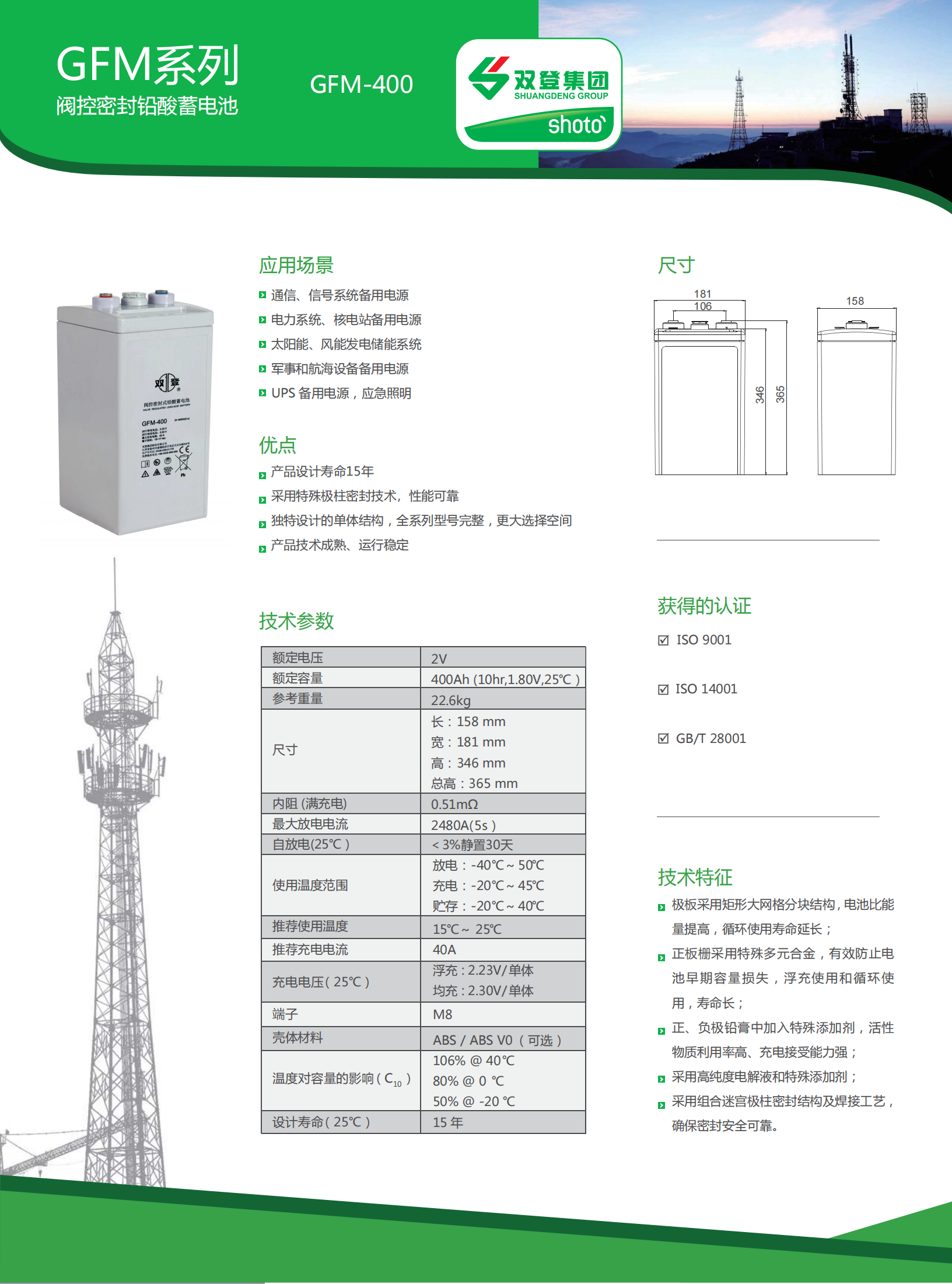 双登GFM-400(图1)